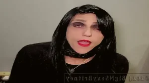 Big N Sexy Britney Goes Goth! – Goth Chick Blowjob and HUGE Facial – Full Length Video – HD